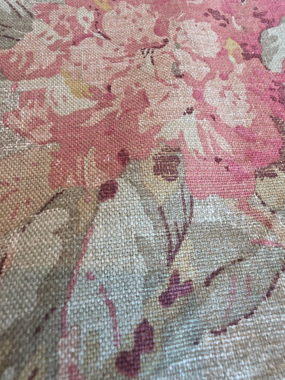 13 continuous yards of Linen upholstery fabric - Picture 5 of 7